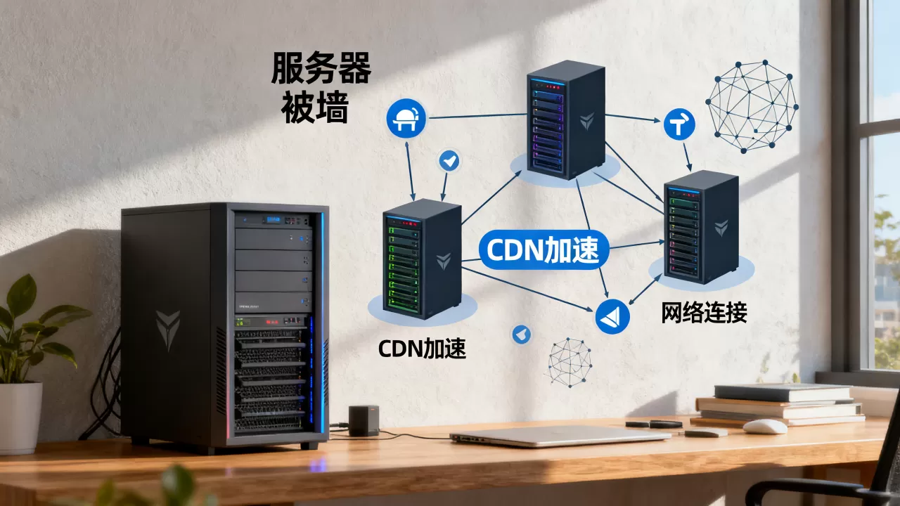 服务器被墙了可以用CDN加速吗，怎么解决最快？