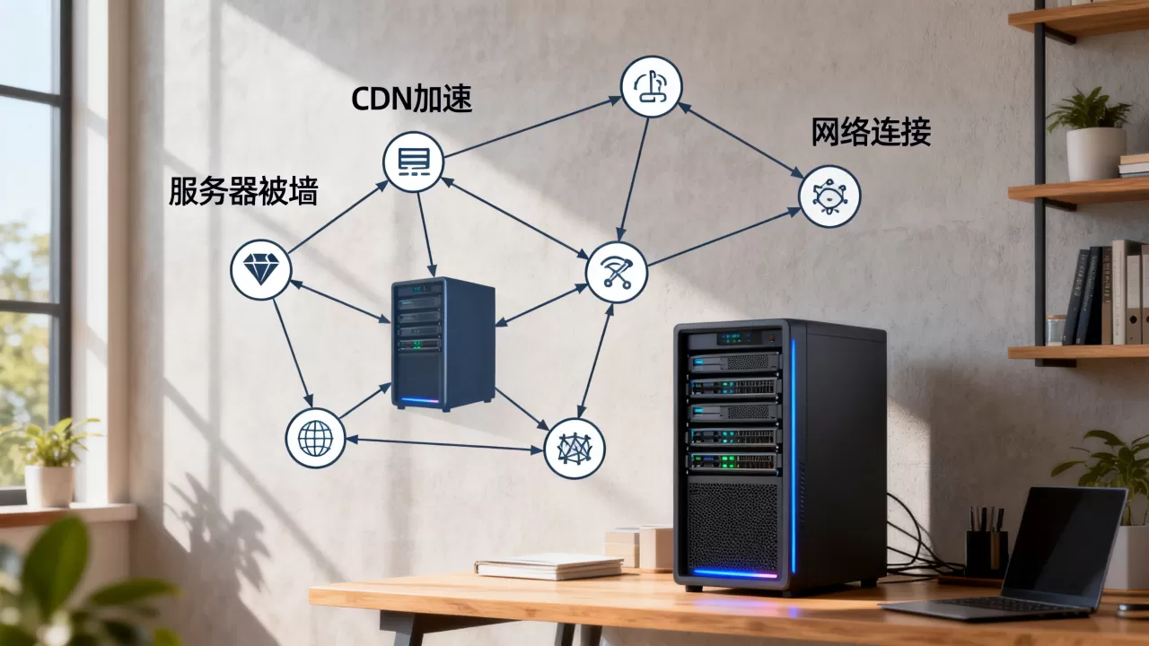 服务器被墙了可以用CDN加速吗，怎么解决最快？