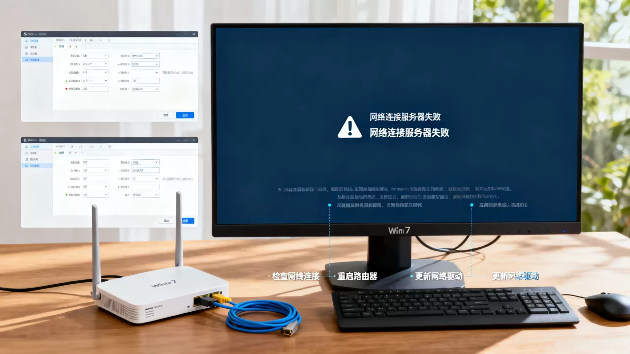 Win7修复3网络连接服务器失败怎么解决,是什么原因? Win7修复3网络连接服务器失败怎么解决,是什么原因?