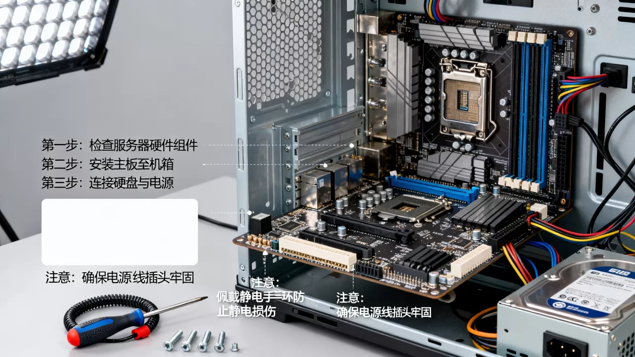 服务器安装教程的具体步骤是什么，有哪些注意事项？