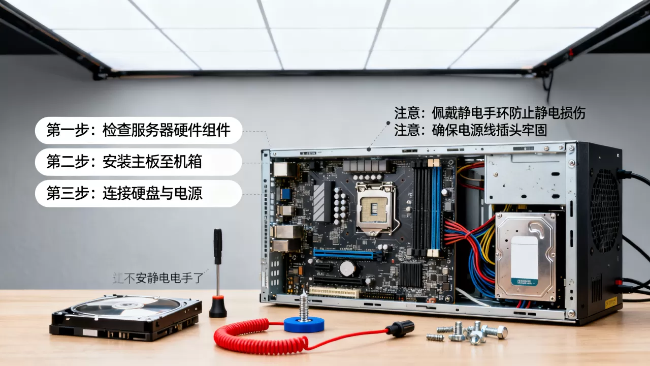 服务器安装教程的具体步骤是什么，有哪些注意事项？