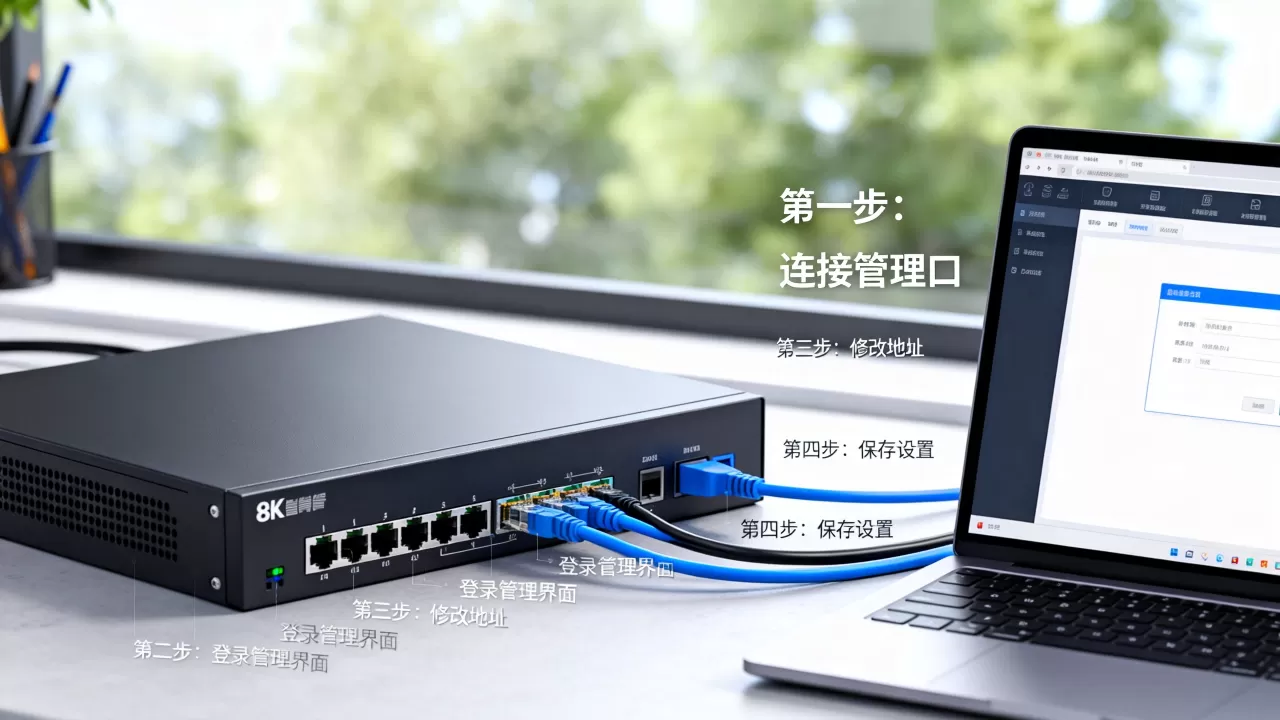 服务器修改管理口地址怎么改，步骤是什么？