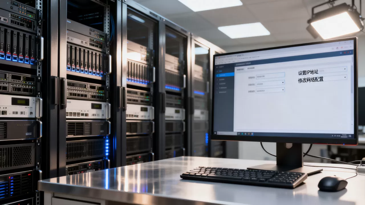 服务器的管理IP地址在哪里设置,怎么修改? 服务器的管理IP地址在哪里设置,怎么修改?