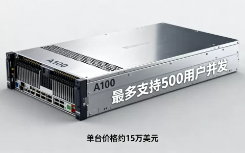 一台A100服务器最多能供多少人使用，多少钱？