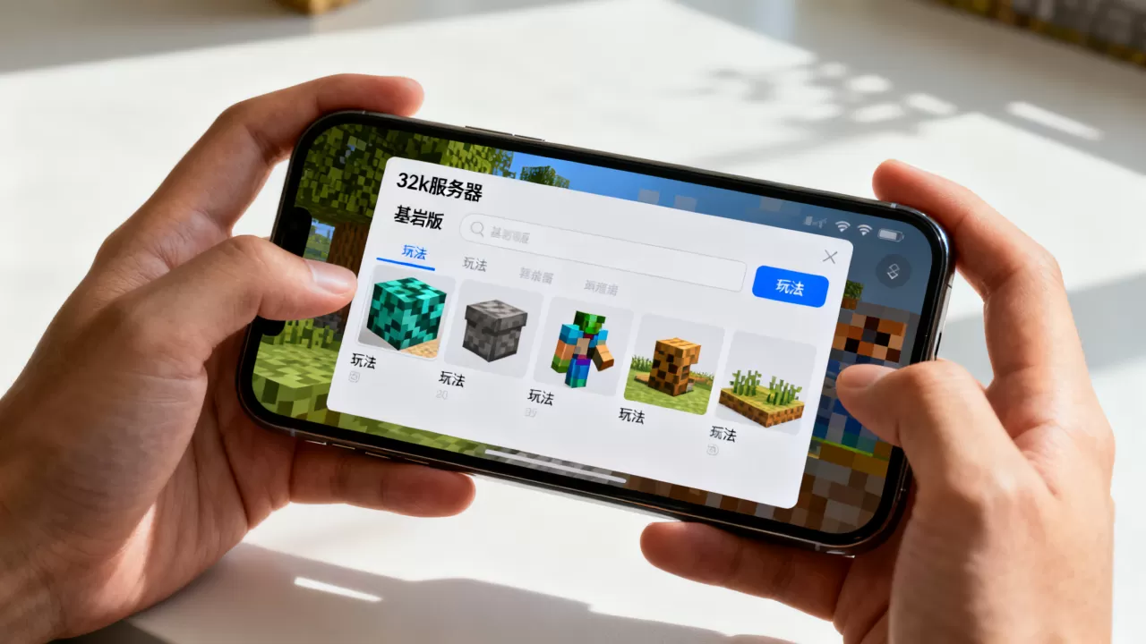 我的世界基岩版哪里能找到32k服务器?,怎么玩 我的世界基岩版哪里能找到32k服务器?,怎么玩