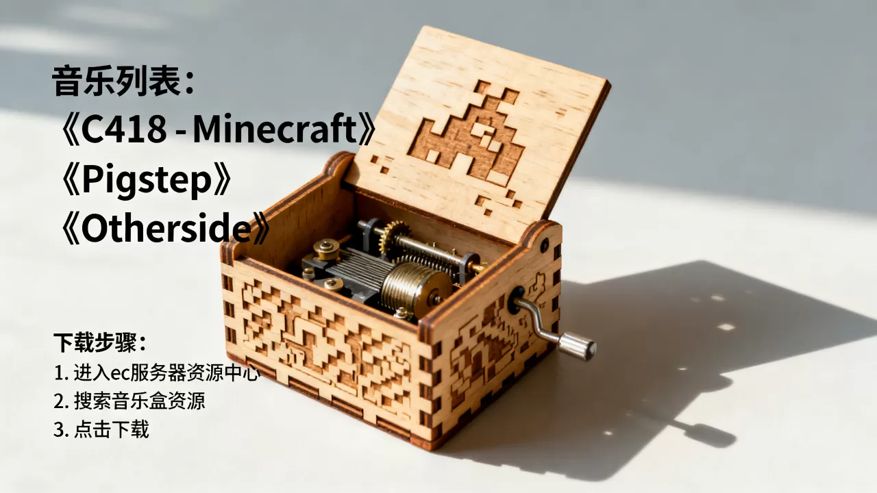 我的世界ec服务器音乐盒有哪些音乐,怎么下载? 我的世界ec服务器音乐盒有哪些音乐,怎么下载?