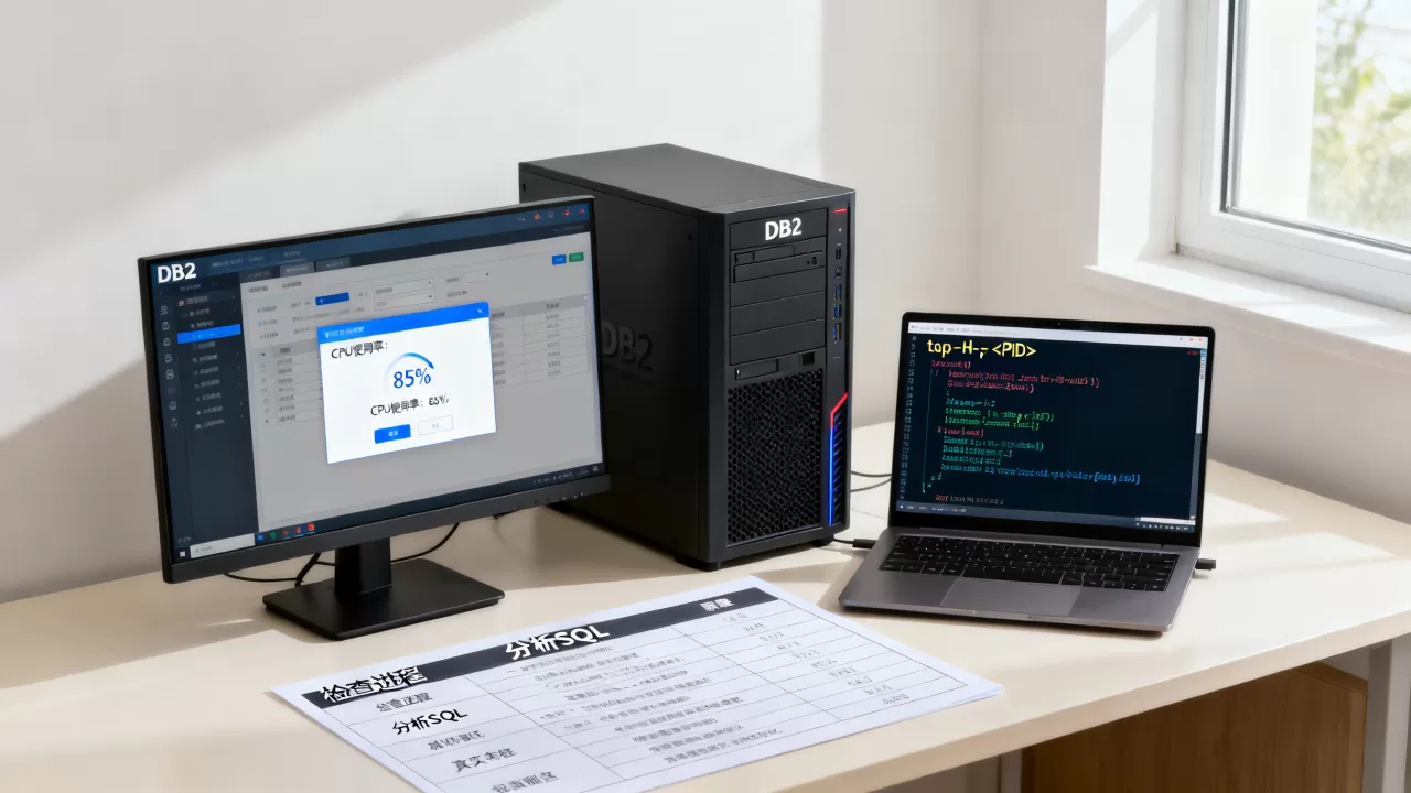 DB2数据库服务器CPU使用率高怎么办?,怎么排查 DB2数据库服务器CPU使用率高怎么办?,怎么排查
