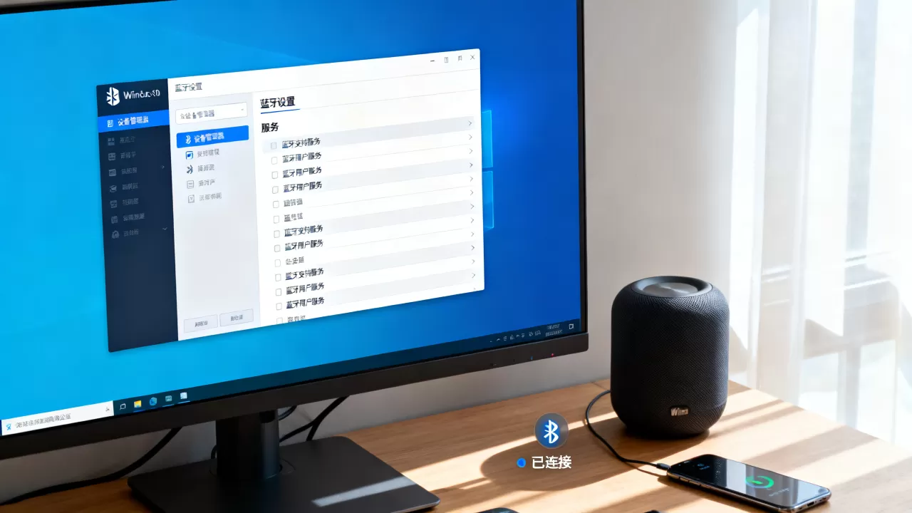 Win10连接蓝牙需要开哪些服务器？，怎么解决