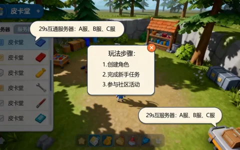 7k皮卡堂29s和哪些服务器互通？，怎么玩？