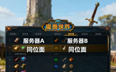 魔兽世界哪些服务器是在一个位面，服务器位面怎么查