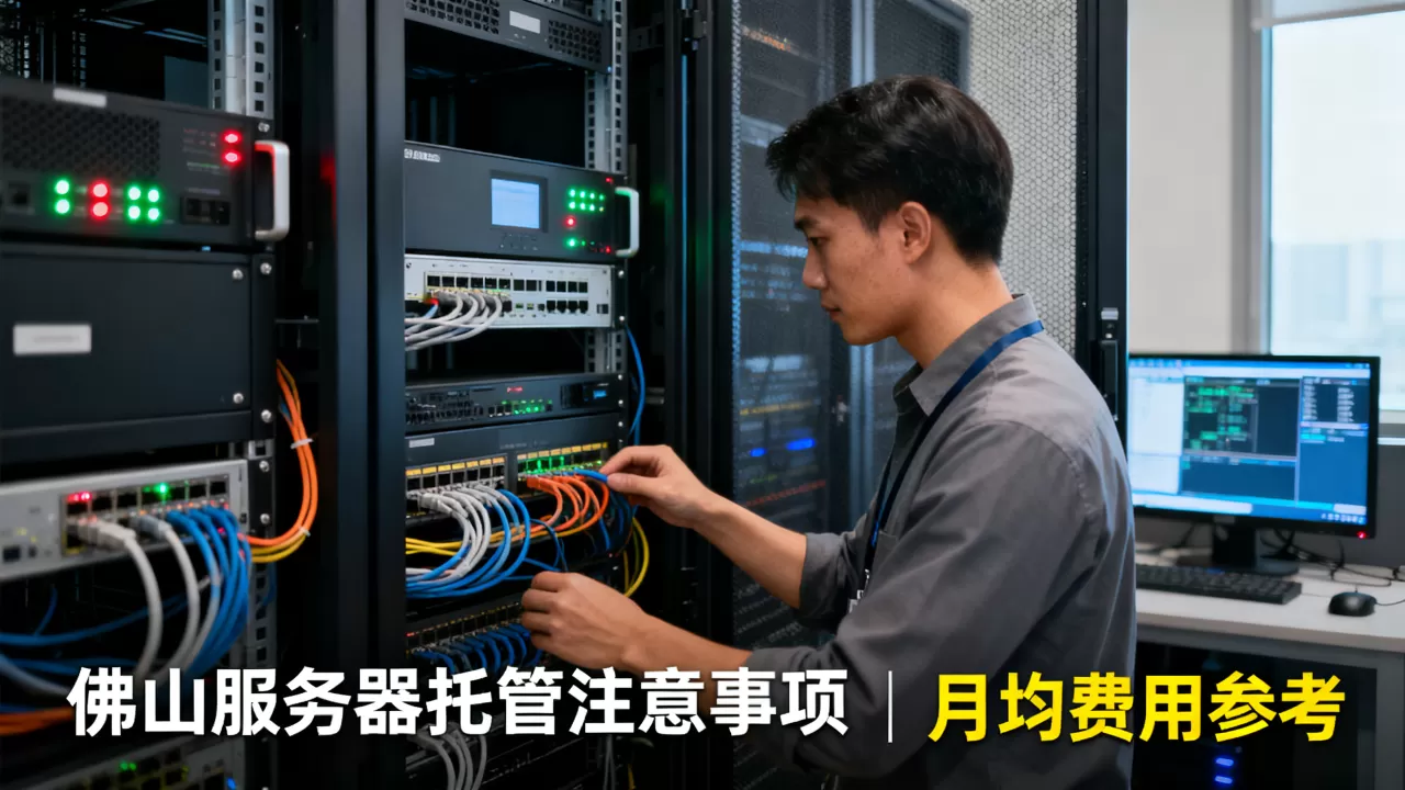 佛山服务器托管选择时要注意什么，多少钱一个月？