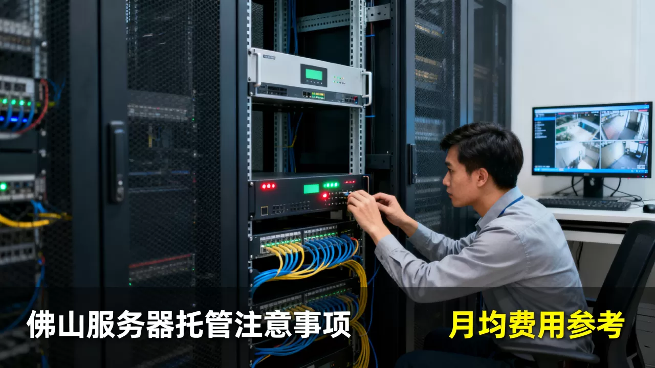 佛山服务器托管选择时要注意什么，多少钱一个月？