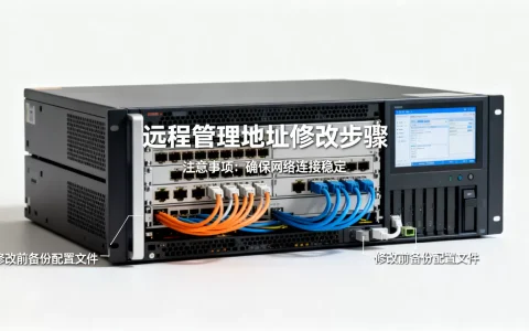 服务器怎么修改远程管理地址，有哪些注意事项？