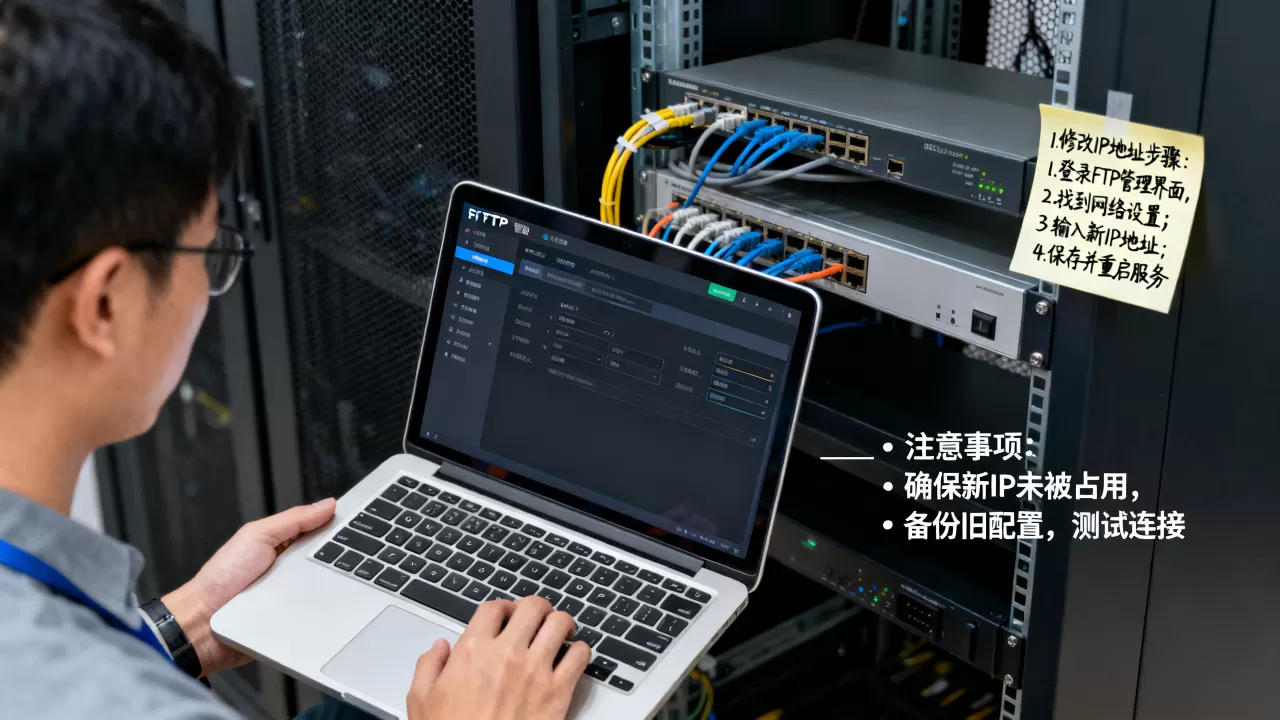 服务器FTP修改IP地址怎么操作,有哪些注意事项? 服务器FTP修改IP地址怎么操作,有哪些注意事项?