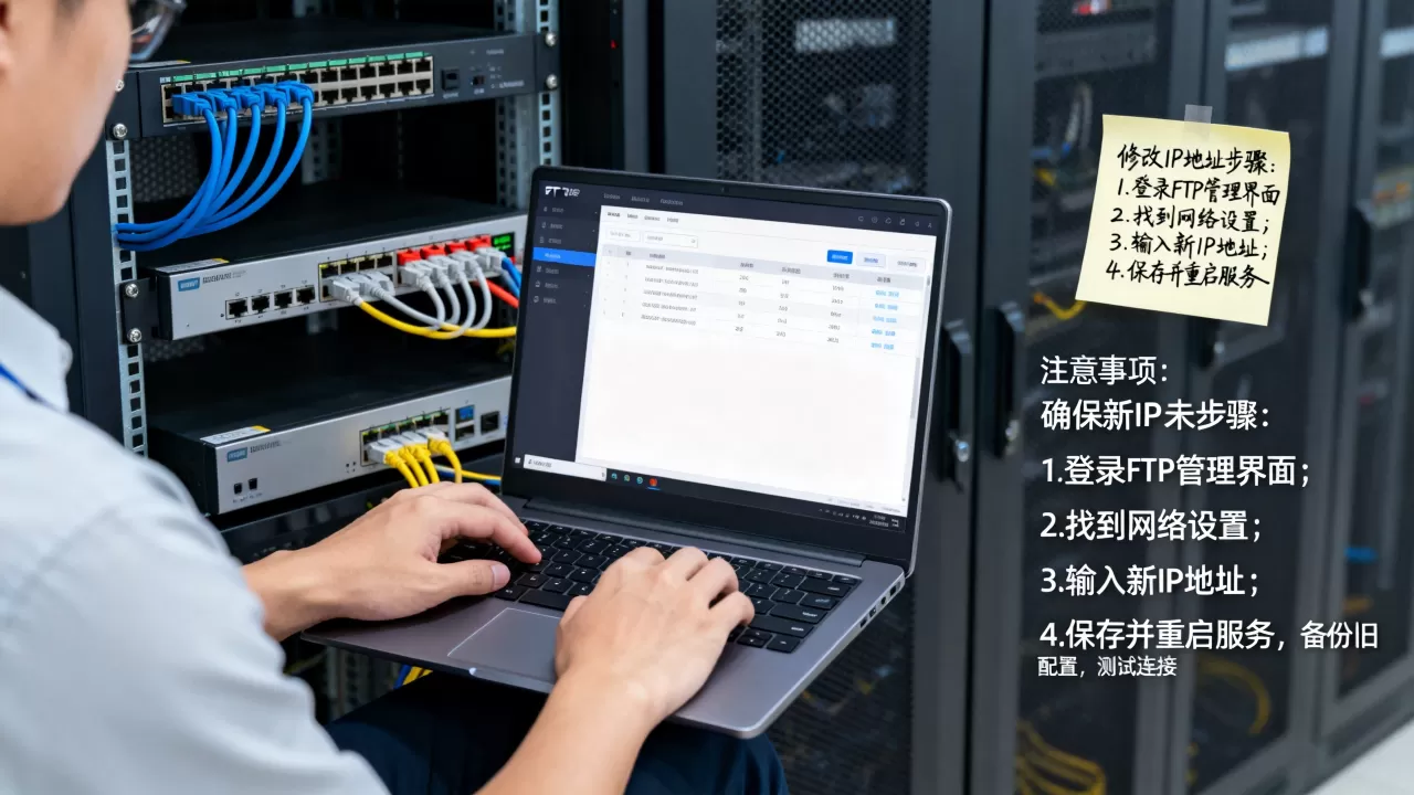 服务器FTP修改IP地址怎么操作,有哪些注意事项? 服务器FTP修改IP地址怎么操作,有哪些注意事项?