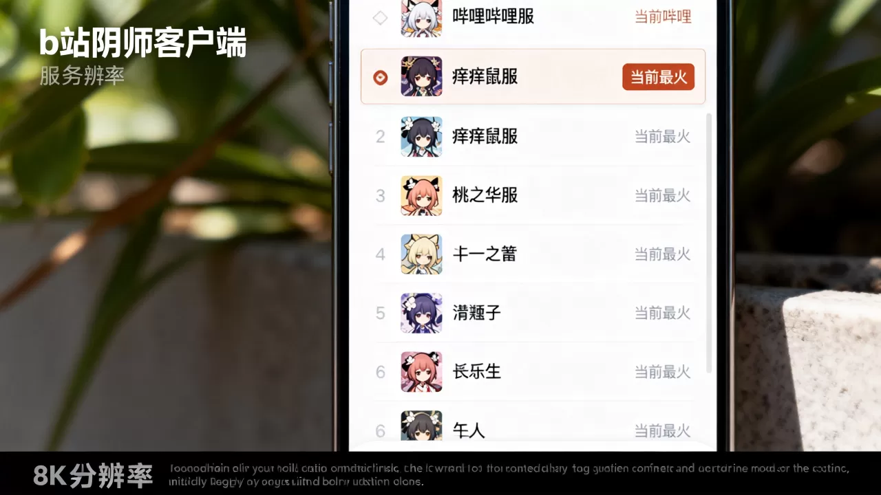 你知道b站阴阳师客户端有哪些服务器吗?,哪个服务器最火? 你知道b站阴阳师客户端有哪些服务器吗?,哪个服务器最火?