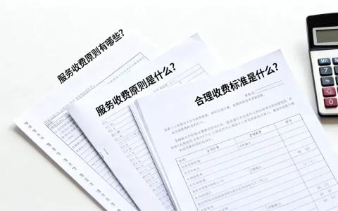 服务收费原则有哪些？合理收费标准是什么？