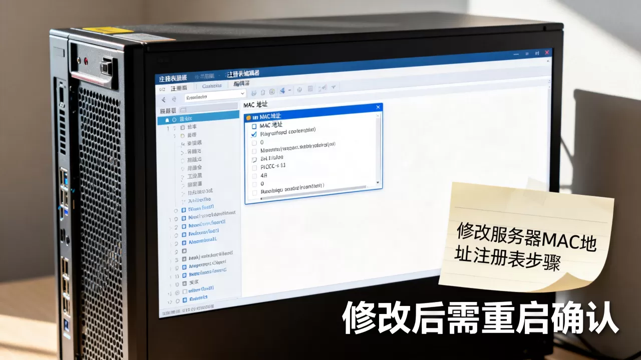 如何修改服务器MAC地址注册表?,修改后需要重启吗? 如何修改服务器MAC地址注册表?,修改后需要重启吗?