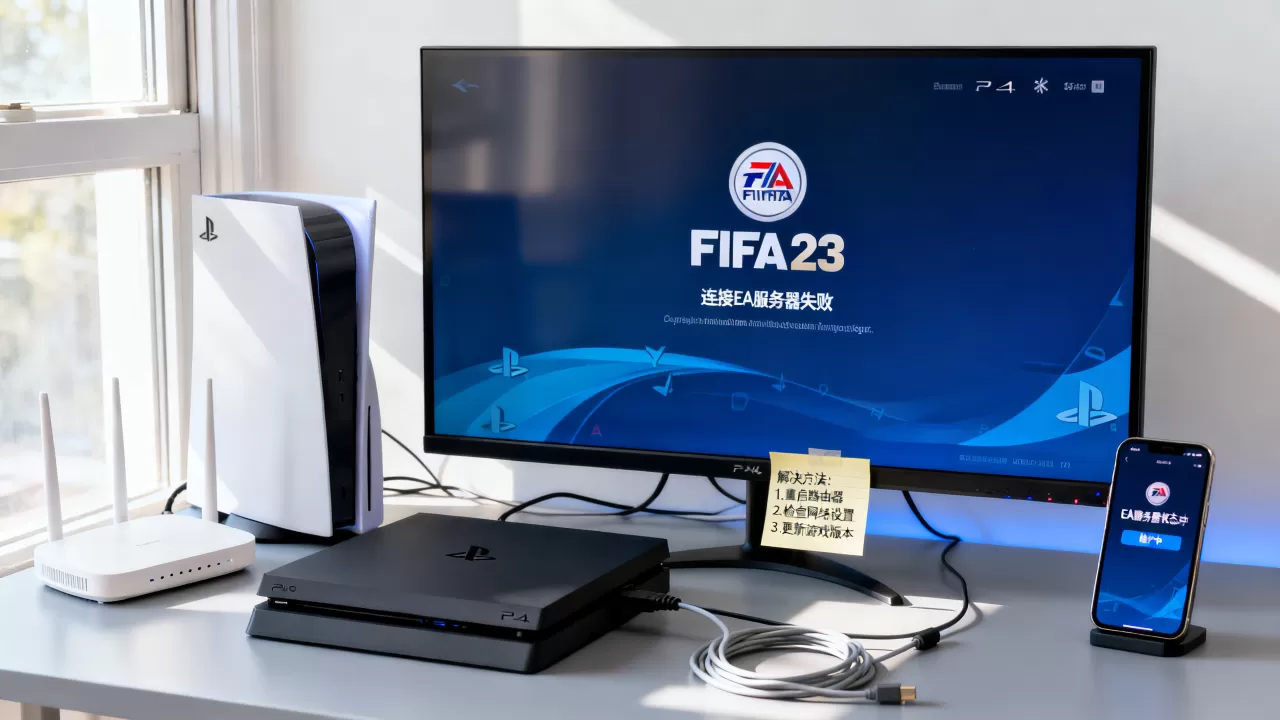 为什么PS4版FIFA23连不上EA服务器？，怎么解决？
