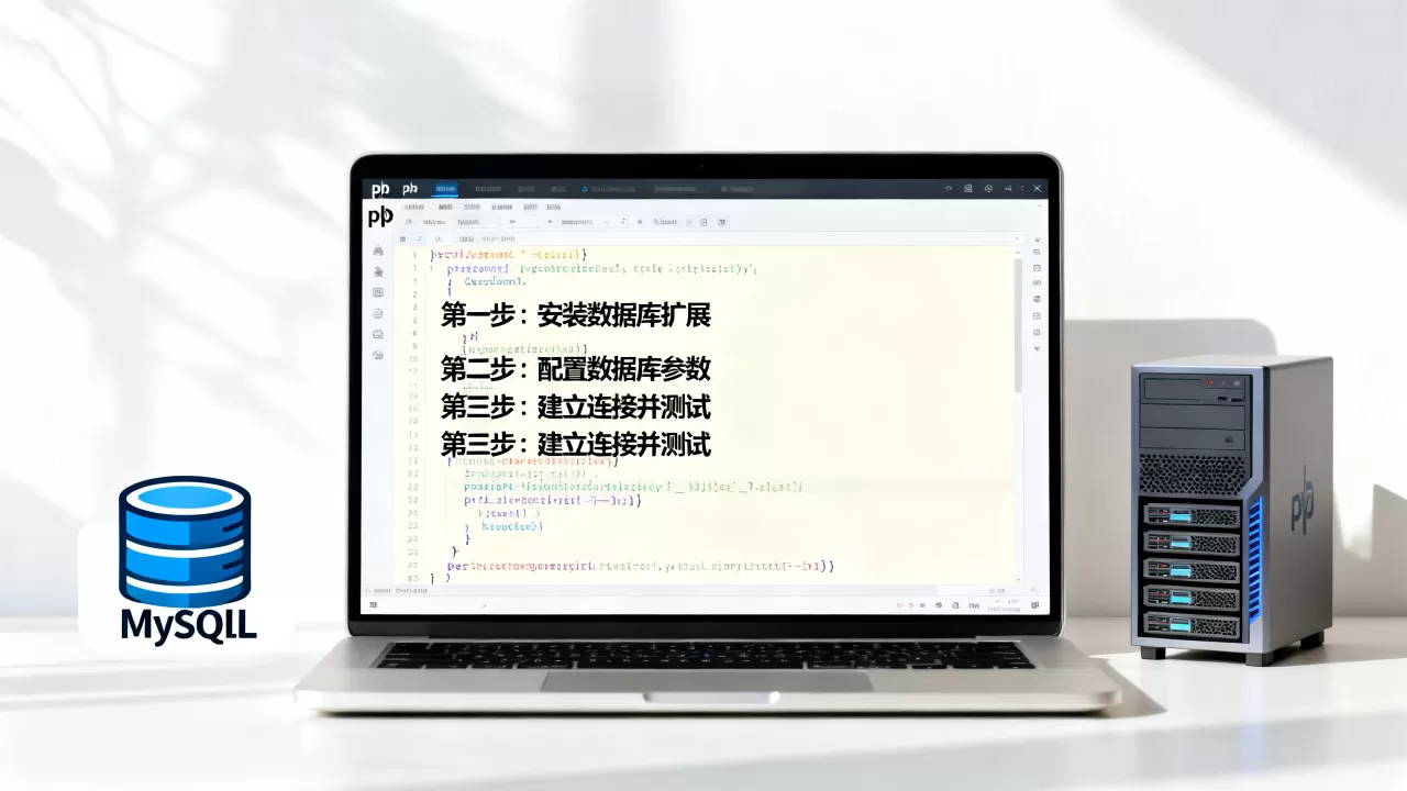 php怎么和数据库建立连接？，php连接数据库的步骤是什么？