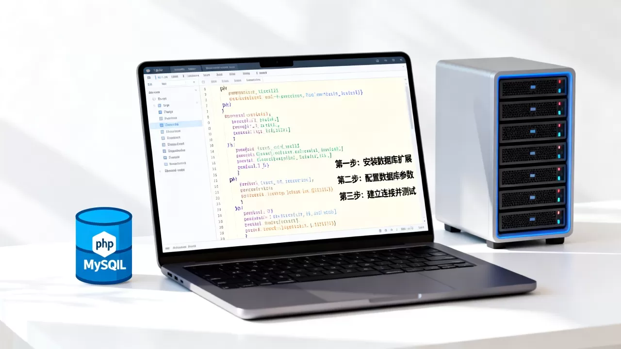 php怎么和数据库建立连接？，php连接数据库的步骤是什么？