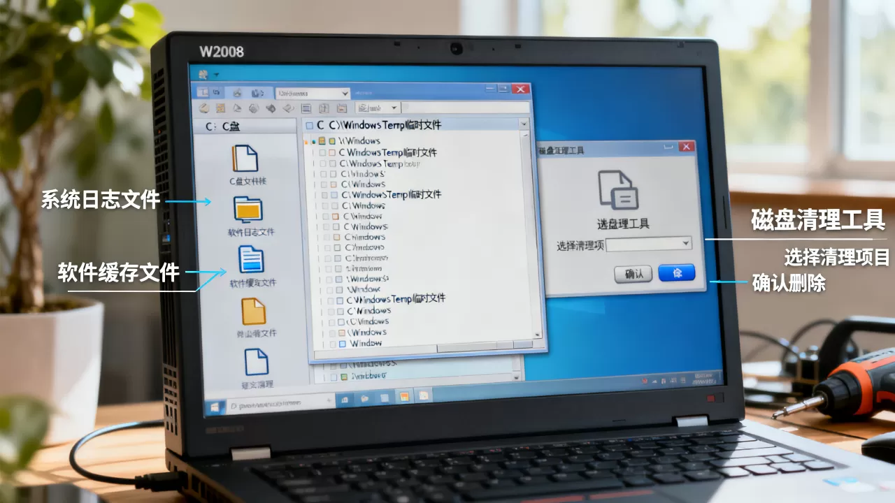 W2008服务器C盘哪些文件可以删除,如何清理C盘空间? W2008服务器C盘哪些文件可以删除,如何清理C盘空间?