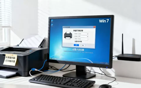 win7系统打印机共享需要哪些服务器，怎么设置