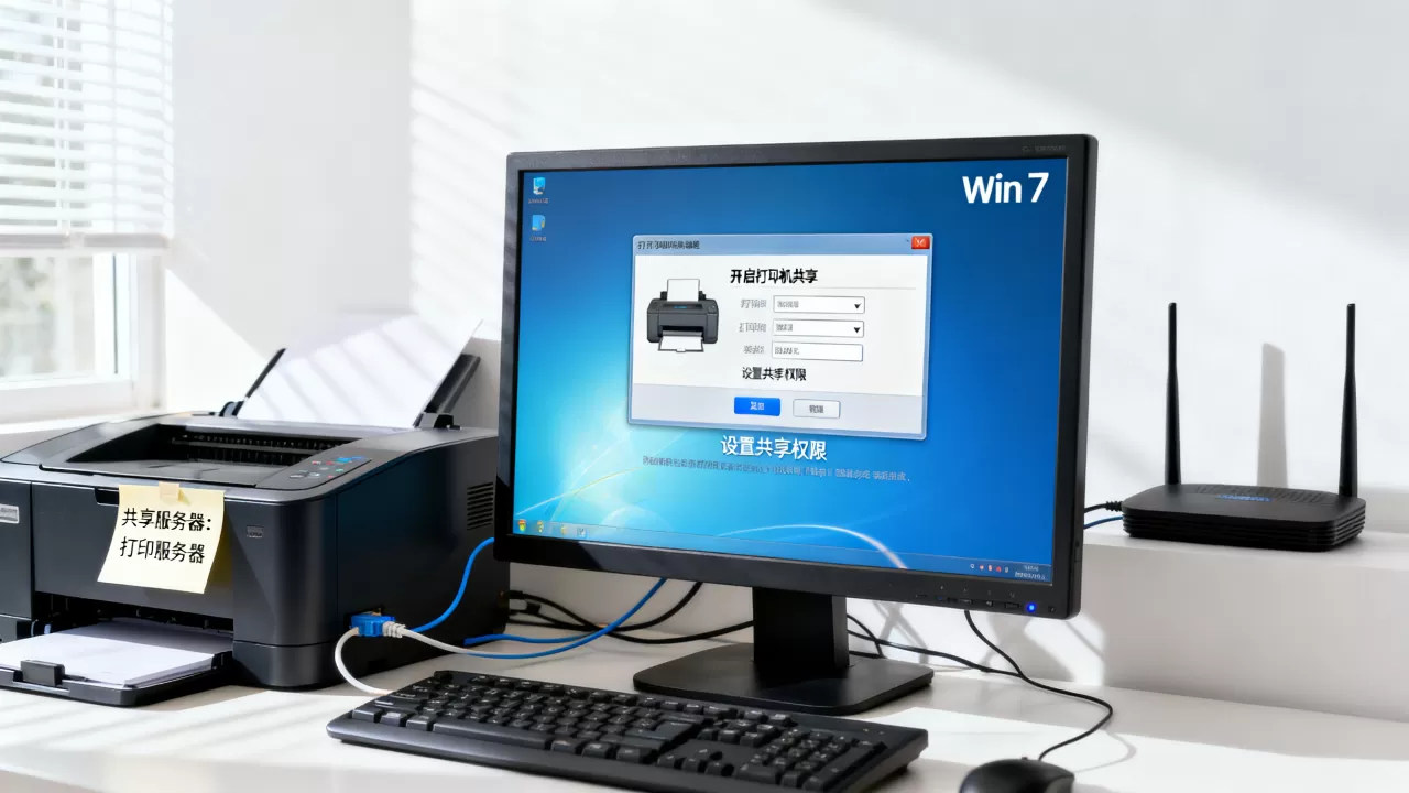 win7系统打印机共享需要哪些服务器,怎么设置 win7系统打印机共享需要哪些服务器,怎么设置