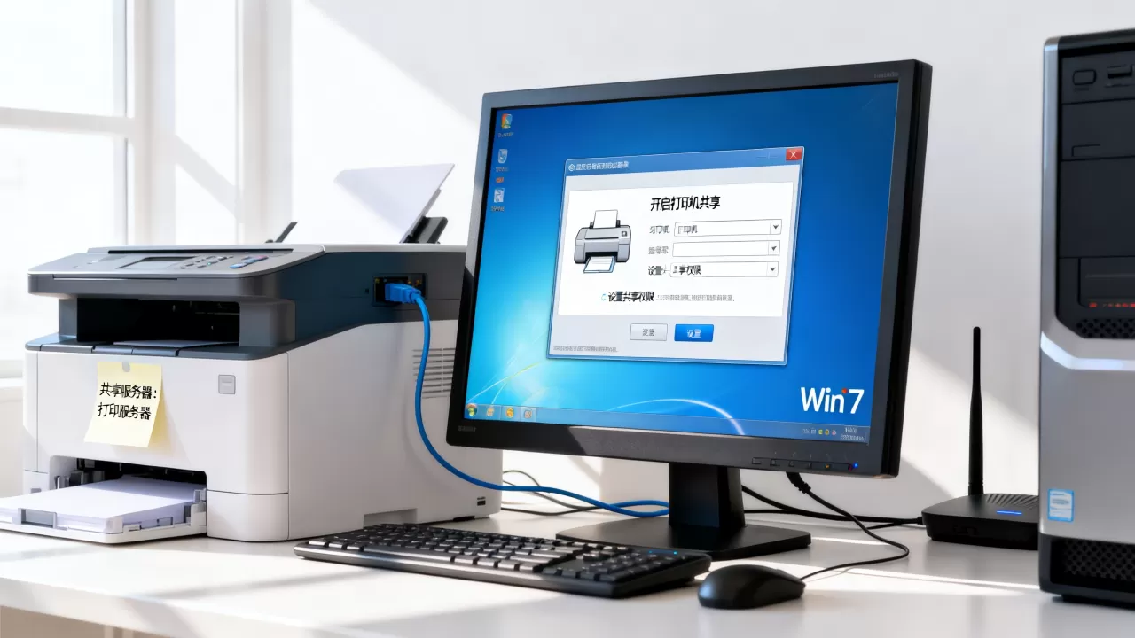 win7系统打印机共享需要哪些服务器,怎么设置 win7系统打印机共享需要哪些服务器,怎么设置