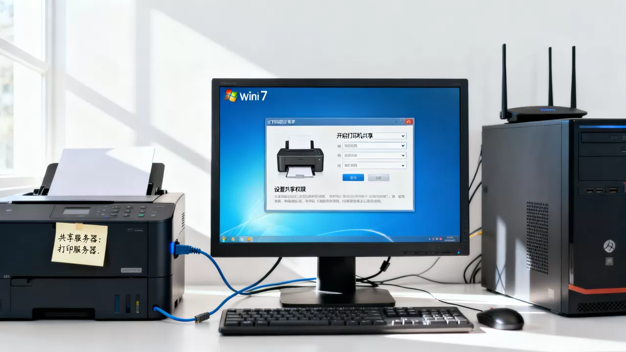win7系统打印机共享需要哪些服务器,怎么设置 win7系统打印机共享需要哪些服务器,怎么设置