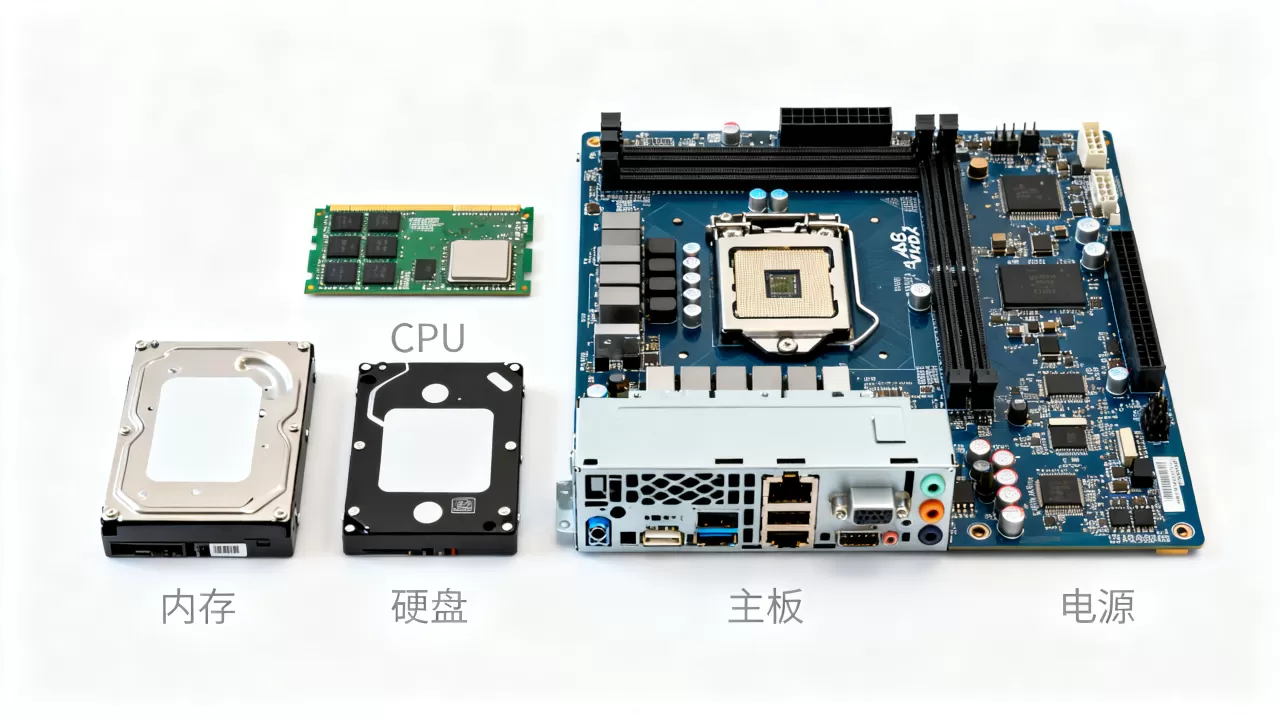 哪些硬件是x86服务器的系统组件？，怎么选？