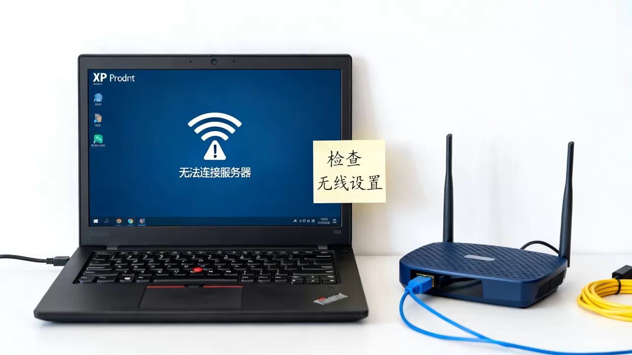 xp的怎么用不了无线网络连接服务器