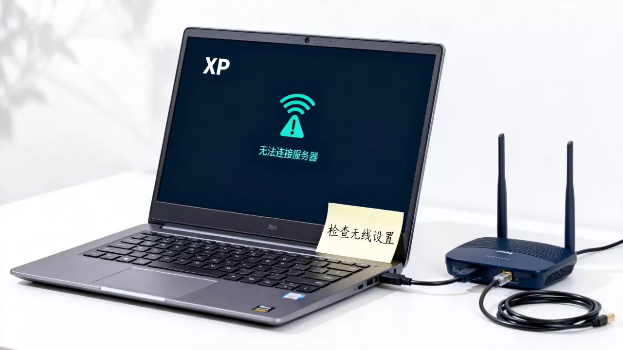 xp的怎么用不了无线网络连接服务器