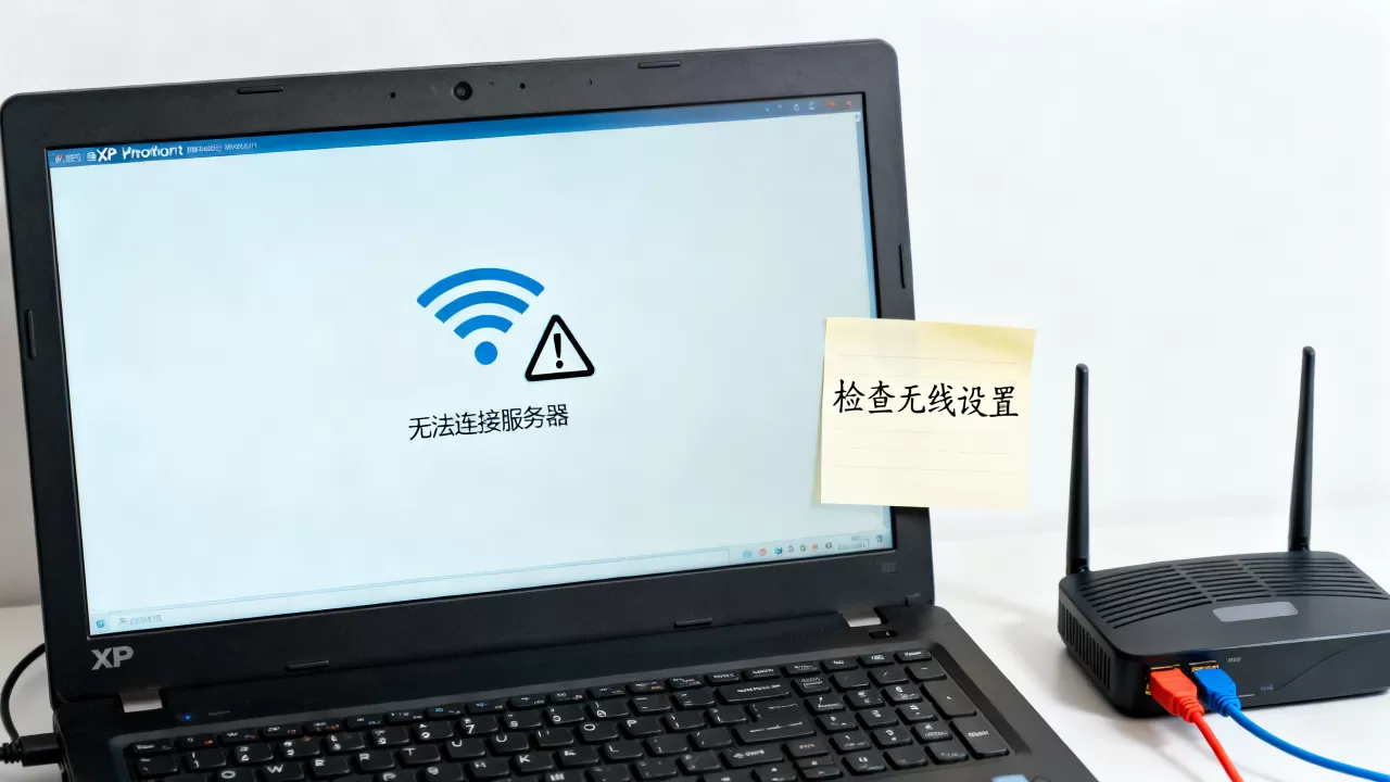 xp的怎么用不了无线网络连接服务器