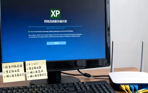 XP登录界面网络连接服务器失败怎么办，是什么原因？