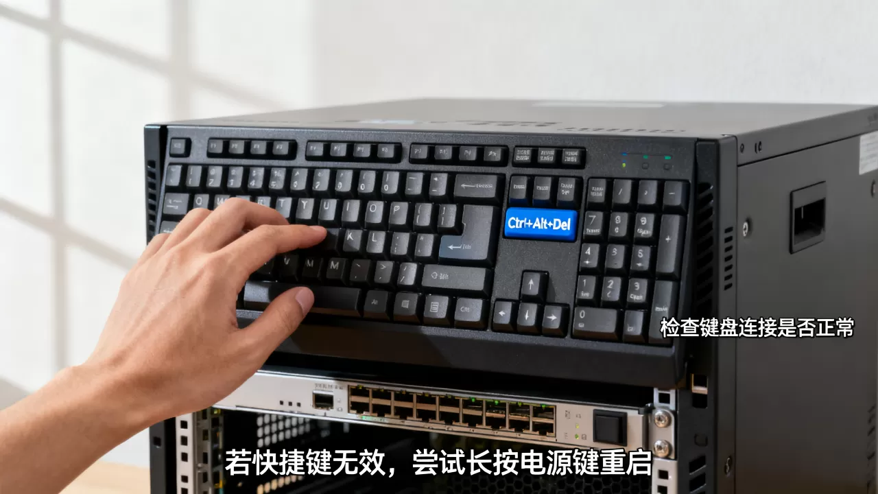 服务器Ctrl+Alt+Del没反应怎么办,快捷键是什么? 服务器Ctrl+Alt+Del没反应怎么办,快捷键是什么?