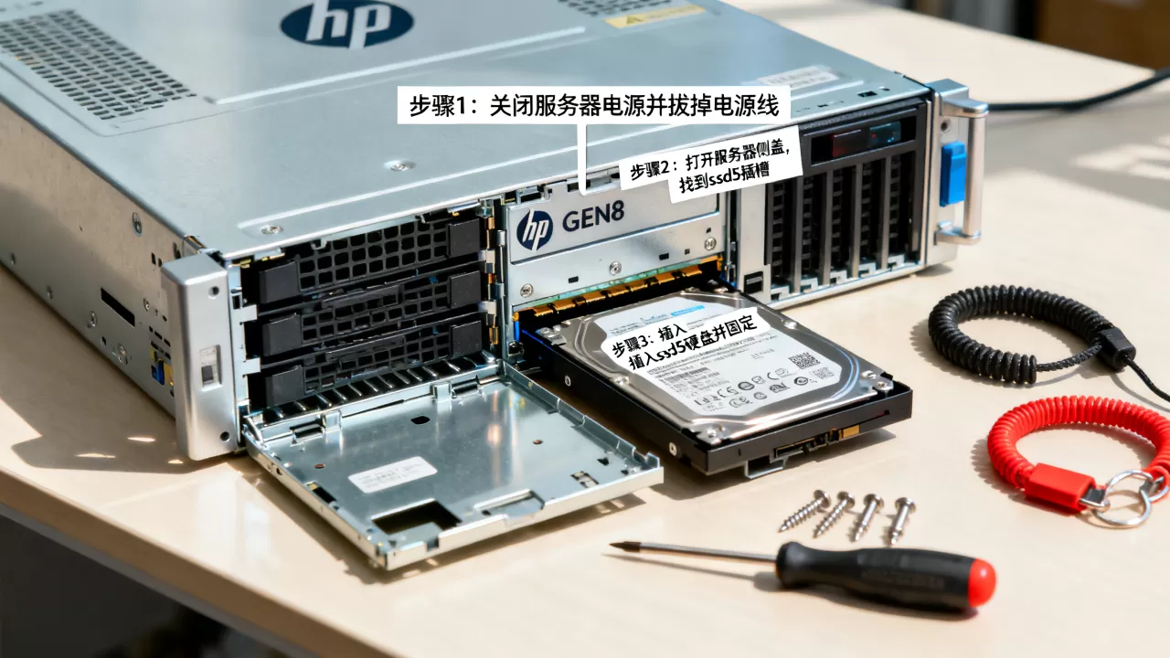 hp gen8服务器怎么改ssd5做启动盘?,有什么步骤? hp gen8服务器怎么改ssd5做启动盘?,有什么步骤?