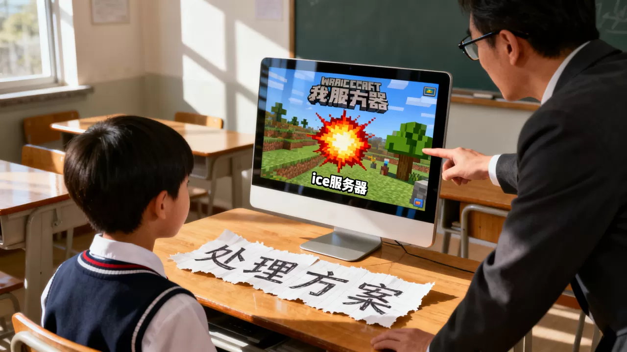 把我的世界ice服务器炸了的小学生怎么样了,怎么处理? 把我的世界ice服务器炸了的小学生怎么样了,怎么处理?