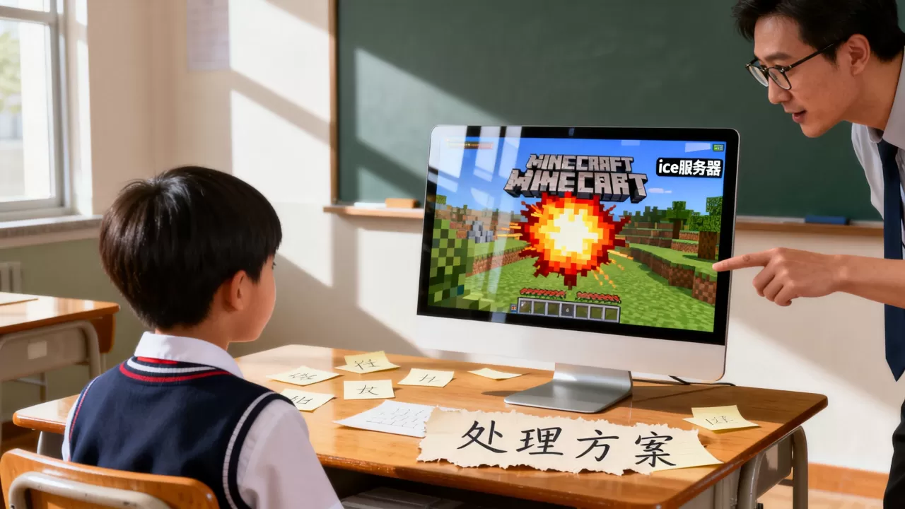 把我的世界ice服务器炸了的小学生怎么样了,怎么处理? 把我的世界ice服务器炸了的小学生怎么样了,怎么处理?