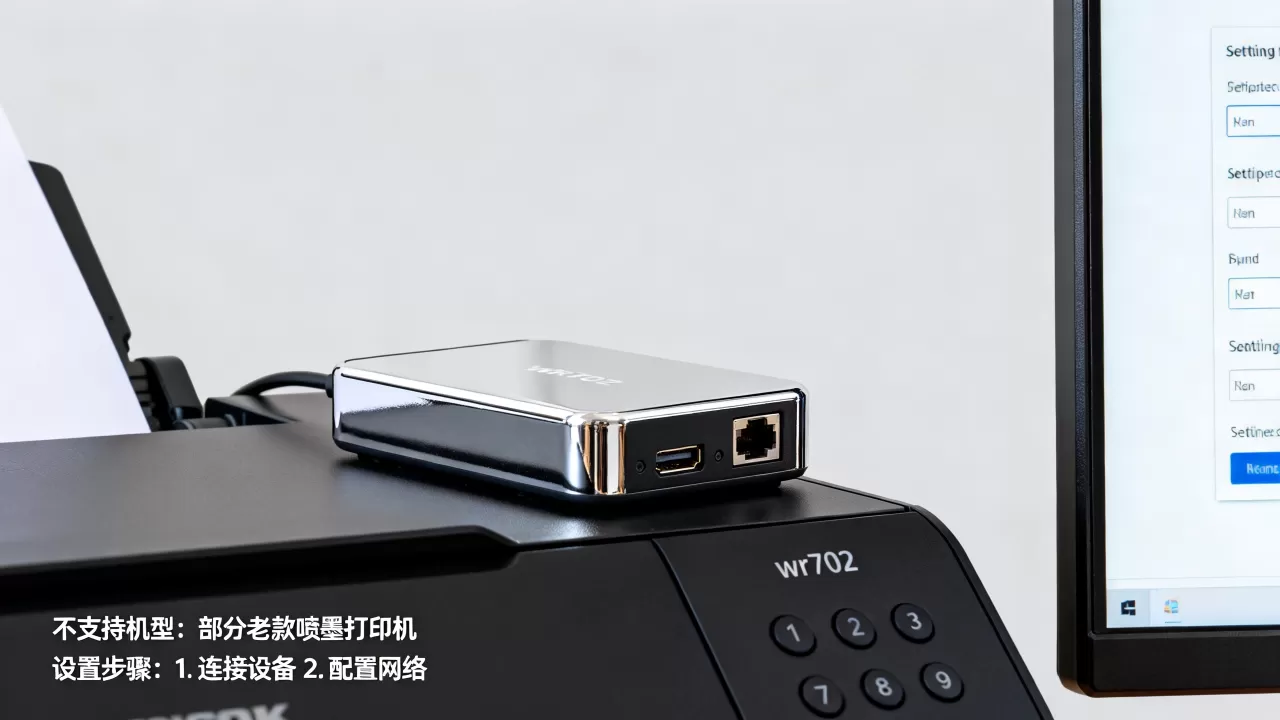wr702打印服务器哪些打印机不支持，怎么设置