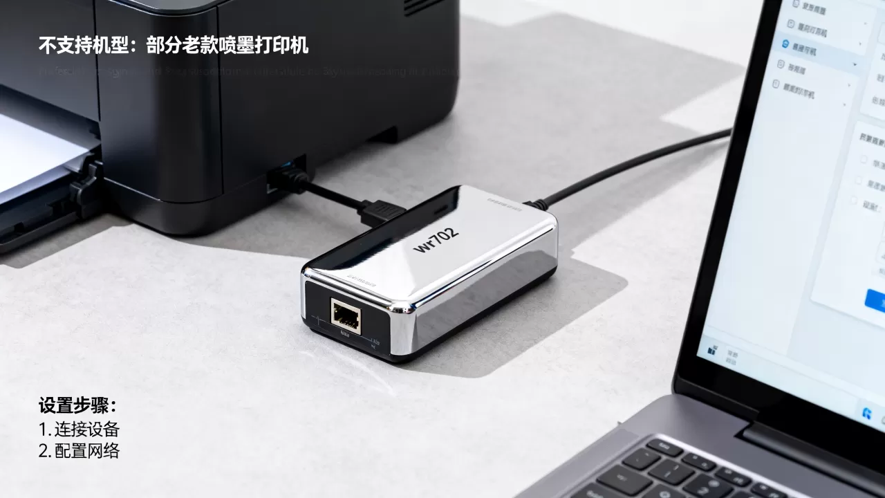 wr702打印服务器哪些打印机不支持，怎么设置