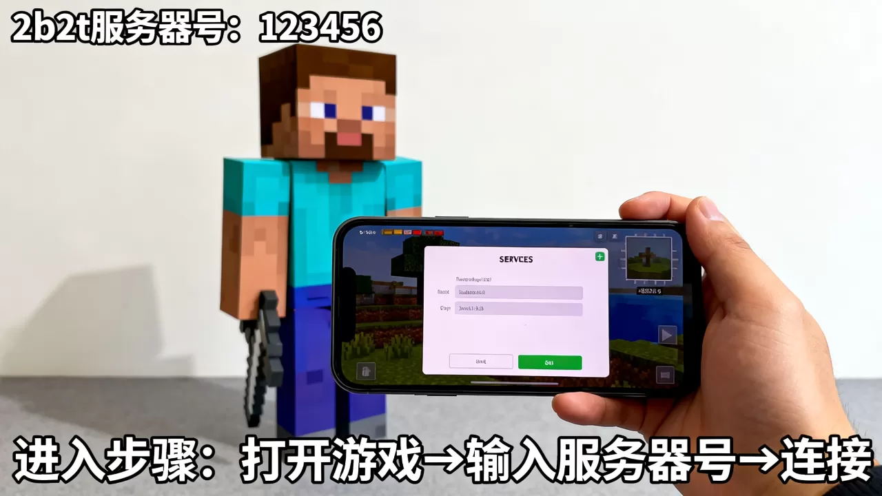 我的世界手游版2b2t服务器号到底是多少?,怎么进? 我的世界手游版2b2t服务器号到底是多少?,怎么进?
