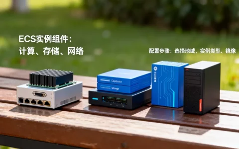 创建简米云的云服务器ECS实例有哪些组件,如何配置？