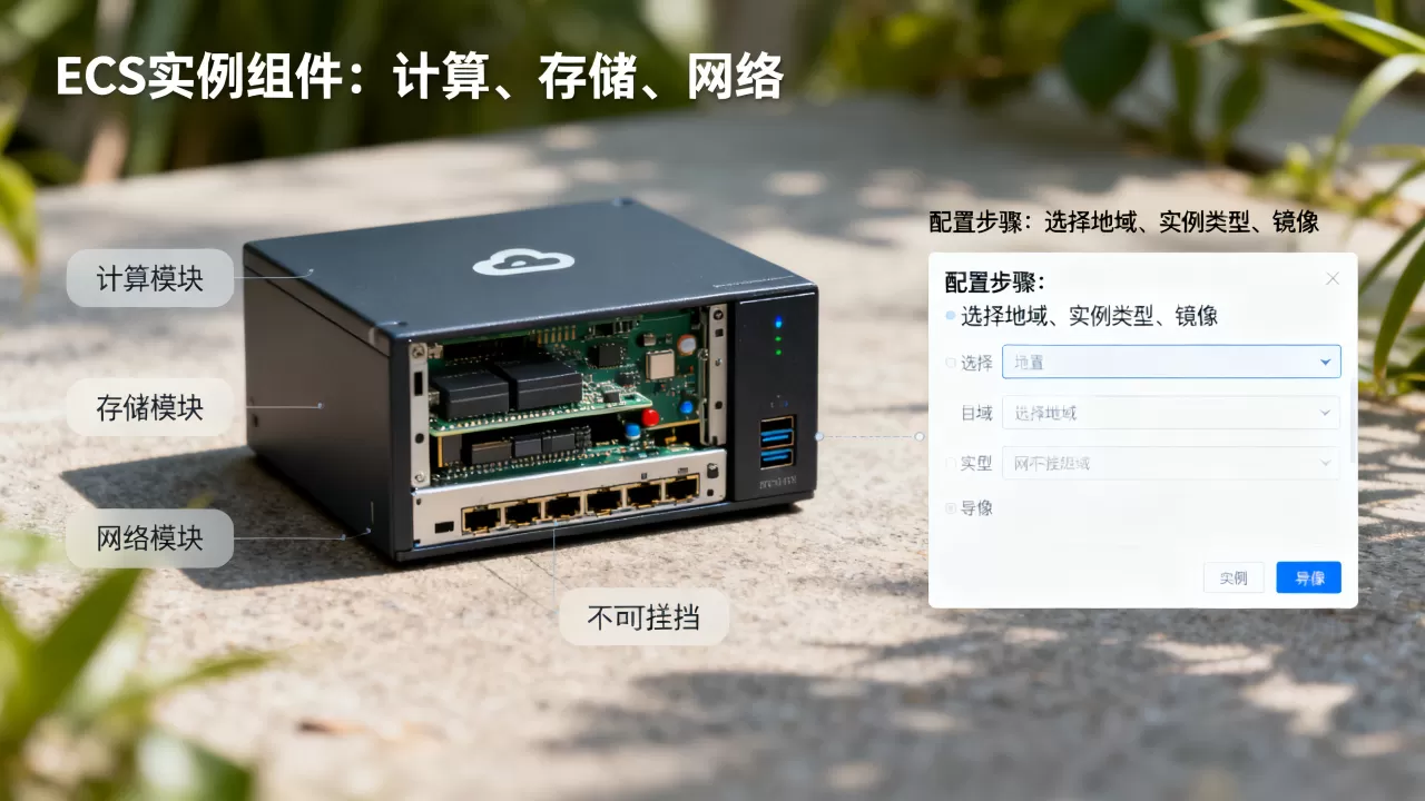 创建简米云的云服务器ECS实例有哪些组件,如何配置? 创建简米云的云服务器ECS实例有哪些组件,如何配置?