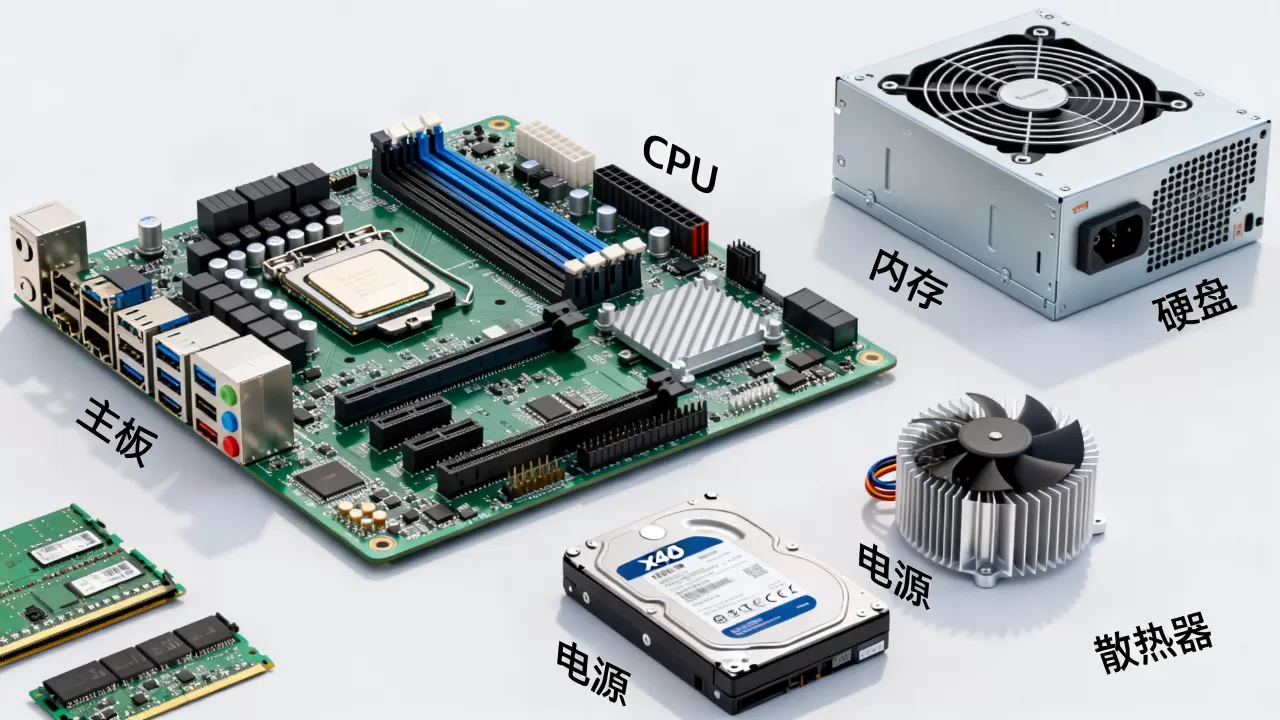 x86服务器系统的硬件构成是什么？，有哪些？