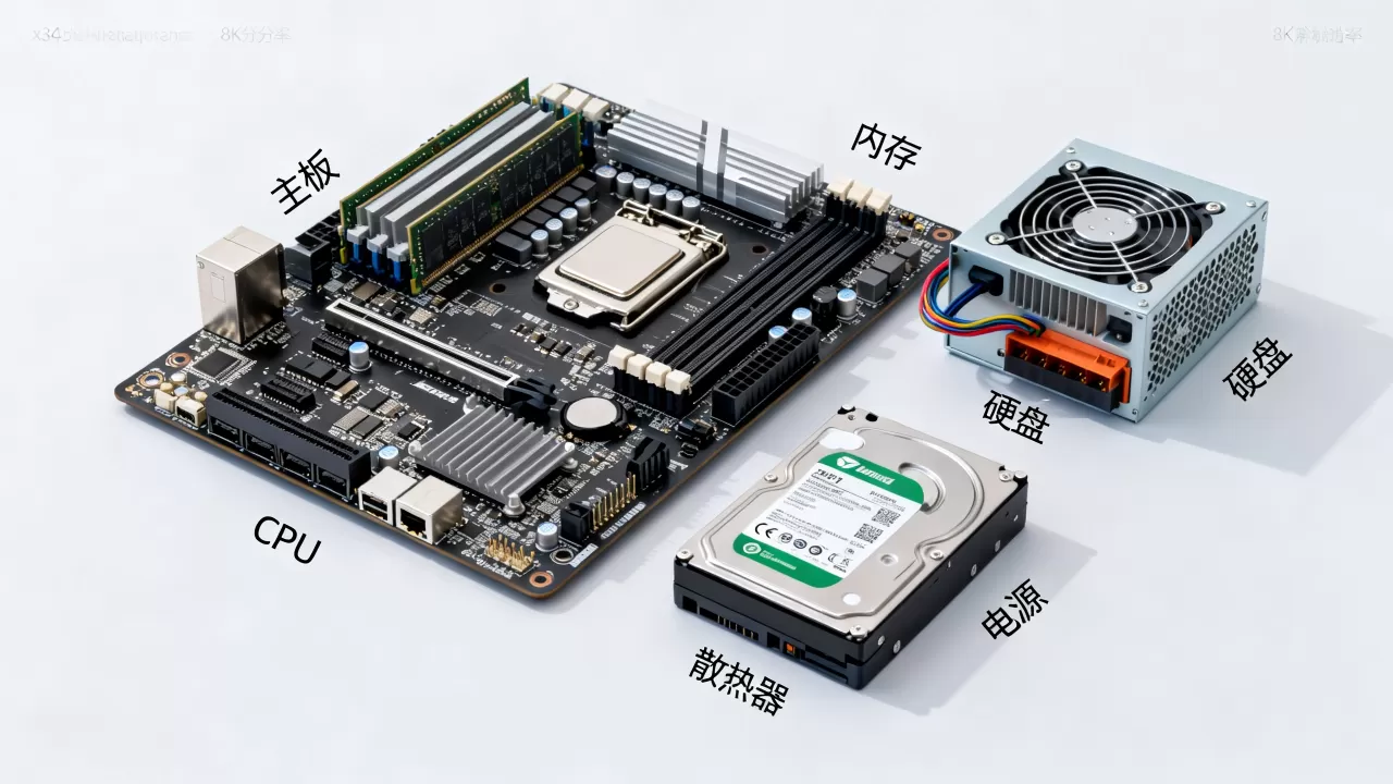 x86服务器系统的硬件构成是什么？，有哪些？