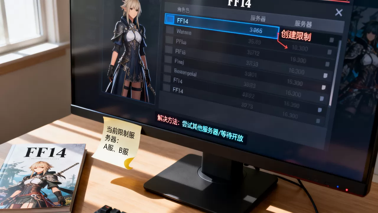 ff14创建角色哪些服务器进行了限制?,怎么办 ff14创建角色哪些服务器进行了限制?,怎么办