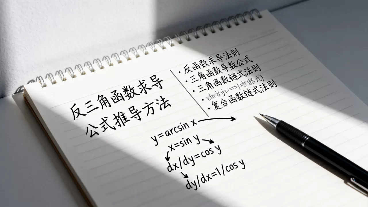 反三角函数求导公式的推导方法有哪些,怎么快速记忆? 反三角函数求导公式的推导方法有哪些,怎么快速记忆?