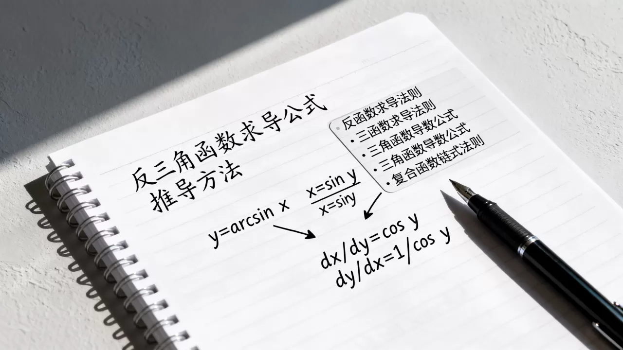 反三角函数求导公式的推导方法有哪些,怎么快速记忆? 反三角函数求导公式的推导方法有哪些,怎么快速记忆?