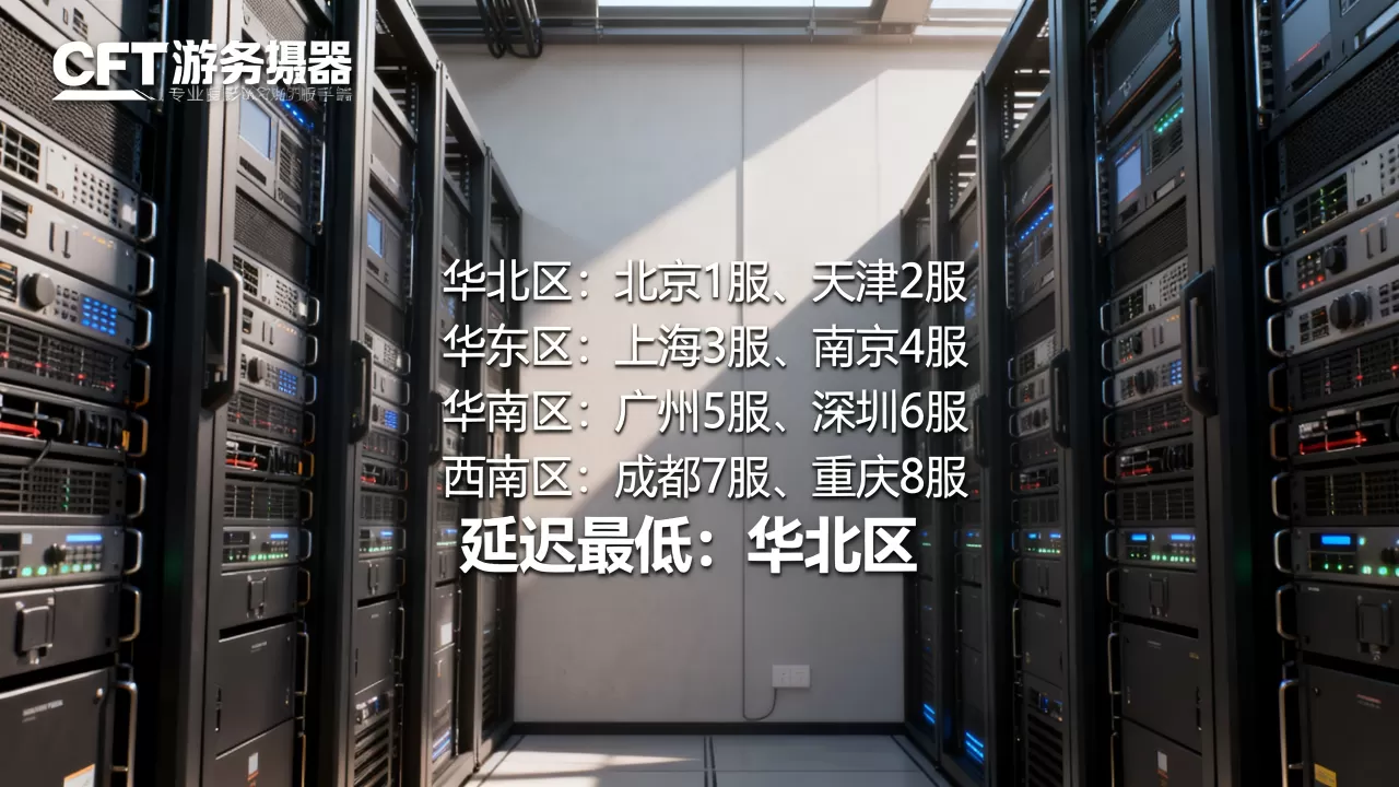 CF四个大区分别有哪些服务器?,哪个区延迟最低? CF四个大区分别有哪些服务器?,哪个区延迟最低?
